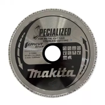 Makita Specialized EFFICUT cirkelsågblad för trä och metall, 185 mm, 60 tänder