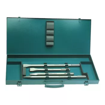 Makita mejselset flat, spets 4 delar 24 mm SDS-Max längd 280 mm, 400 mm för Makita DHR243, DHR243