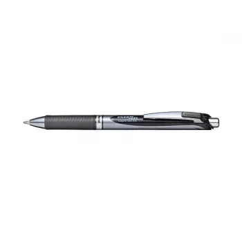 Pentel EnerGel BL80-AX gelrullpenna 0,5 mm nålsptets påfyllningsbar svart bläck