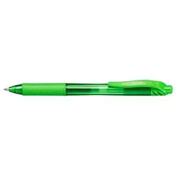 Pentel EnerGel X klickbar gelpenna - lime - 0,7 mm - medium spets - för både höger- och vänsterhänta