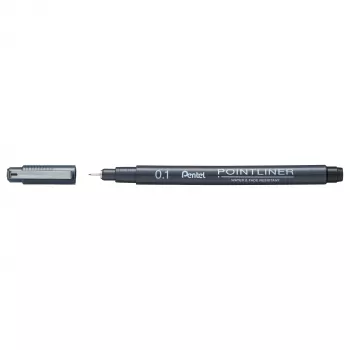 Pentel Pointliner fineliner svart 0,1 mm