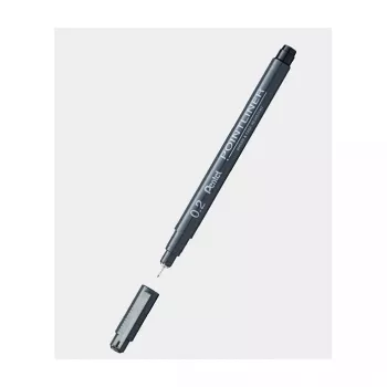 Pentel fineliner pigment 0,3 mm svart