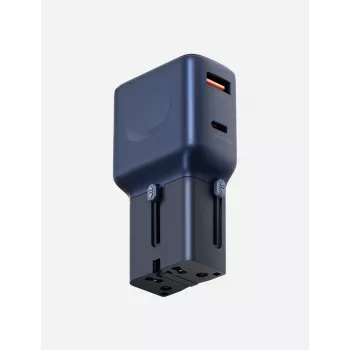 ENERGEA TravelGoAdapter 35 USB-A/USB-C 35W blå