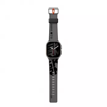 Skinarma Spunk Apple Watch-armband pewter green