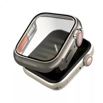 Skinarma Gado Pro Fodral för Apple Watch 44 mm, Titanium