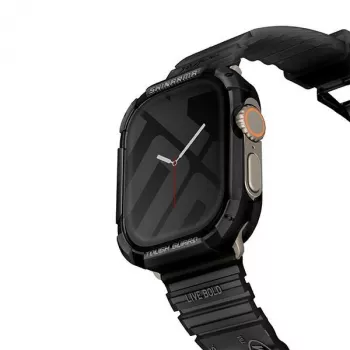 SKINARMA Kurono Fodral för Apple Watch Ultra 49mm - svart