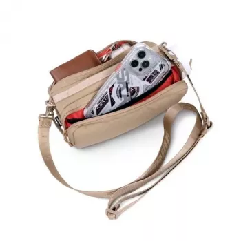 SKINARMA Juno Khaki Telefon Sling Väska - Premium Nylon Crossbody Organizer