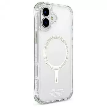 SKINARMA Saido fodral för iPhone 16 6,1 inch med magnetisk laddning grön (Niteglow)