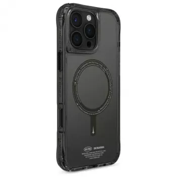 Skinarma Saido fodral för iPhone 16 Pro Max 6,9 inch, magnetisk laddning, svart