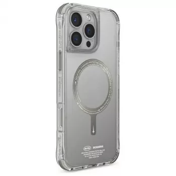 SKINARMA Saido fodral för iPhone 16 Pro Max 6,9 inch, magnetisk laddning, titan
