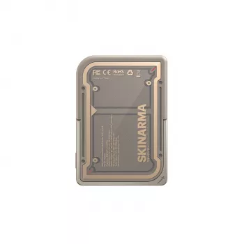 Skinarma Nexus Mecha Magnetic Kick-Stand Power Bank 5000mAh 20W PD USB-C MagSafe guld