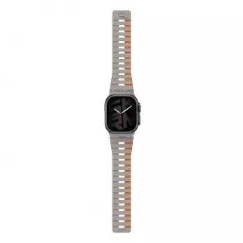 Skinarma Gemini armband för Apple Watch 49/46/45/44 mm grå