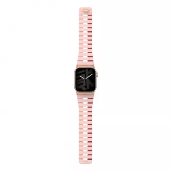 Skinarma Gemini armband för Apple Watch 42/41/40 mm rosa