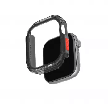 SKINARMA Atom Protective Bumper Case för Apple Watch 46 mm – smoky