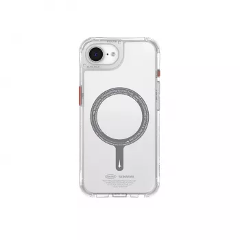 SKINARMA Saido MagSafe Case för iPhone 16e / 17e transparent