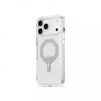 SKINARMA Saido Magnetic Charging Case för Apple iPhone 17 Pro, transparent