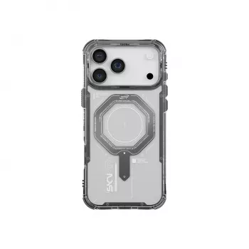 SKINARMA Magma Case för iPhone 17 Pro Max Magnetic Charging Graphite