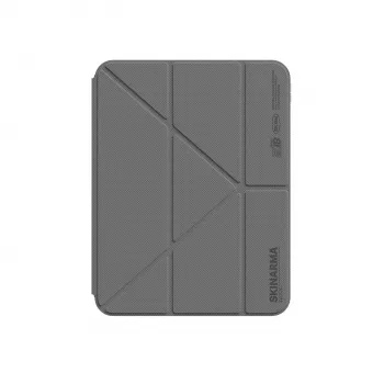 Skinarma Zeta Folio Case för iPad 11 (A16, 2025) / iPad 10,9 inch (10:e generationen, 2022) - grå