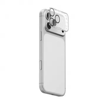 Skinarma Magma Full Matte Kameralinsskydd för iPhone 17 Pro - grå