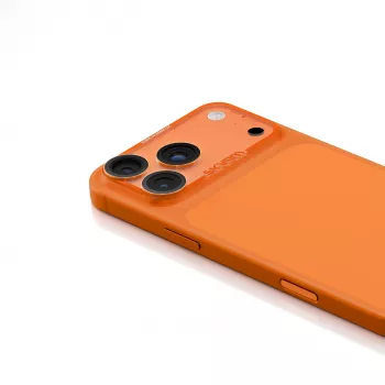 Skinarma Magma Full Matte Kameralinsskydd för iPhone 17 Pro Max - Orange