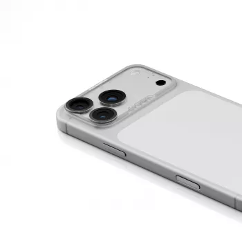 Skinarma Magma Full Matte Kameralinsskydd för iPhone 17 Pro Max - grå