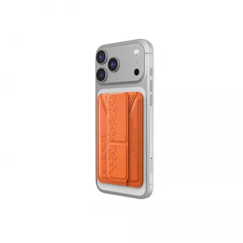 SKINARMA Kado Haxa magnetiskt kortfack med greppstativ orange