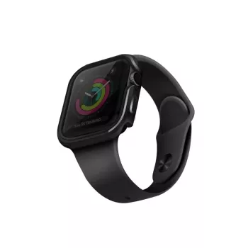 UNIQ Valencia skal för Apple Watch Series 4/5/6/SE/SE3 40 mm gunmetalgrå