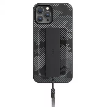 UNIQ Heldro Case för iPhone 12 Pro Max 6,7 inch Charcoal Camo Antimicrobial
