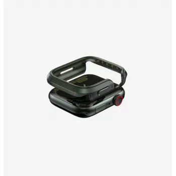 UNIQ Valencia skal för Apple Watch Series 4/5/6/7/8/9/SE/SE2/SE3 45/44 mm grön