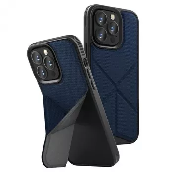 UNIQ Transforma Folio Case för Apple iPhone 14 Pro 6,1 inch med Magclick Charging - Electric Blue