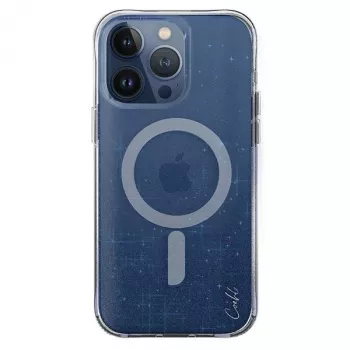 UNIQ Coehl Lumino Case för iPhone 15 Pro Max 6,7 inch magnetisk laddning Preussisk blå