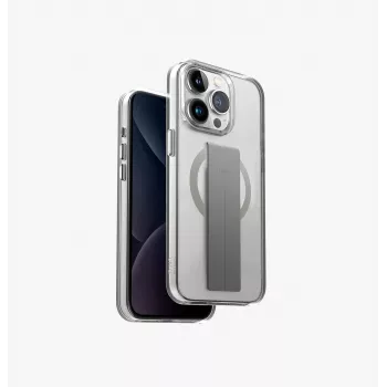 UNIQ Heldro Mag iPhone 15 Pro Max 6,7 inch MagClick laddningsskal Lucent Clear