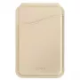 UNIQ Coehl Esme Magnetic Wallet med spegel och kickstand Cream