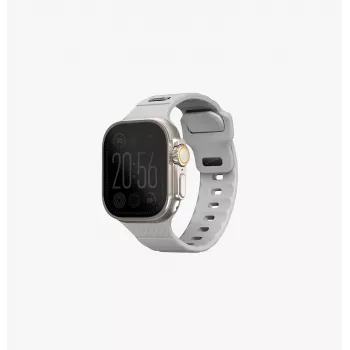 UNIQ Stride Apple Watch-armband 42/44/45/49 mm FKM-gummi Kritgrå