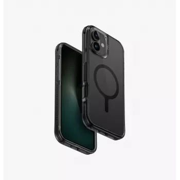 UNIQ Combat Case för iPhone 16 Plus 6,7 inch Magclick-laddning Carbon Black