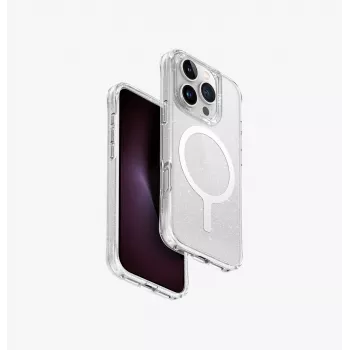 UNIQ LifePro Xtreme Magclick Charging Case för iPhone 16 Pro 6,3 inch Transparent Tinsel Lucent