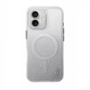 UNIQ Coehl Lumino skal för iPhone 16 6,1 inch magnetladdning Sparkling silver