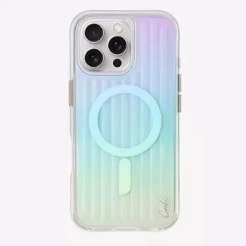 UNIQ Coehl Linear Magnetic Charging skal för iPhone 16 Pro Max 6,9 inch Opal/Iridescent