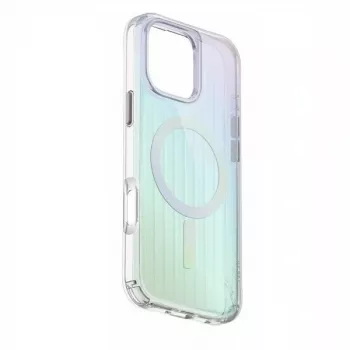 UNIQ Coehl Linear Magnetic Charging skal för iPhone 16 Pro Max 6,9 inch Opal/Iridescent