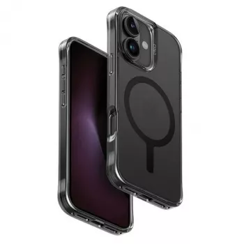 UNIQ LifePro Xtreme skal för iPhone 16 6,1 inch MagClick-laddning Black/Frost Smoke