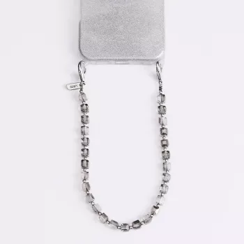 UNIQ Coehl Candy Gem handrem Silver Sparkling - universell telefonhandrem