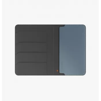 UNIQ Belmont Passhållare med Apple Find My och RFID-blockering, gråblå