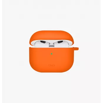 UNIQ Nexo skal för AirPods 4 med öronkrokar silikon svart