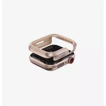 UNIQ Valencia skyddsskal för Apple Watch 46 mm, guld