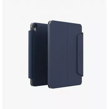 UNIQ Rovus Snapmount magnetiskt 360° roterande avtagbart fodral för iPad 11 A16 (2025) / iPad 10.9 10:e gen (2022) navy blue