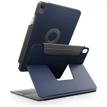 UNIQ Rovus Snapmount magnetiskt 360° roterande avtagbart fodral för iPad Air 11 M2 2024 / M3 2025 / M4 2026 / iPad Air 10.9 (2022/2020) navy blue