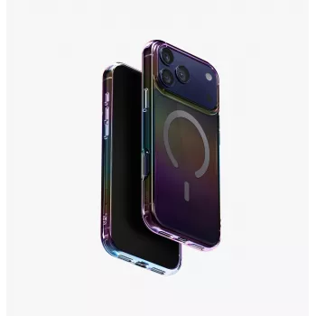 UNIQ Iridescia skal för Apple iPhone 17 Pro Max Magclick Charging Midnight Quartz