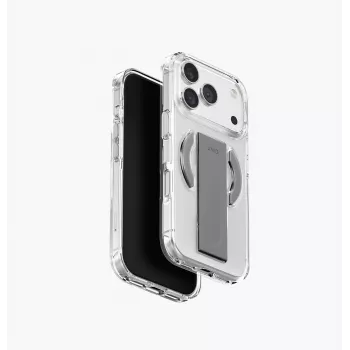 UNIQ Heldro Air Magclick Charging skal för iPhone 17 Pro, transparent