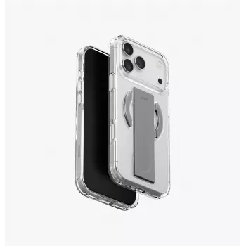 UNIQ Heldro Air skal för iPhone 17 Pro Max med MagClick-laddning, transparent