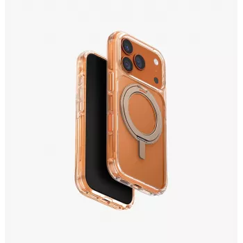 UNIQ Swivix Case för iPhone 17 Pro 360° roterande stöd guld